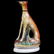 19TH-CENTURY SPODE WHIPPET