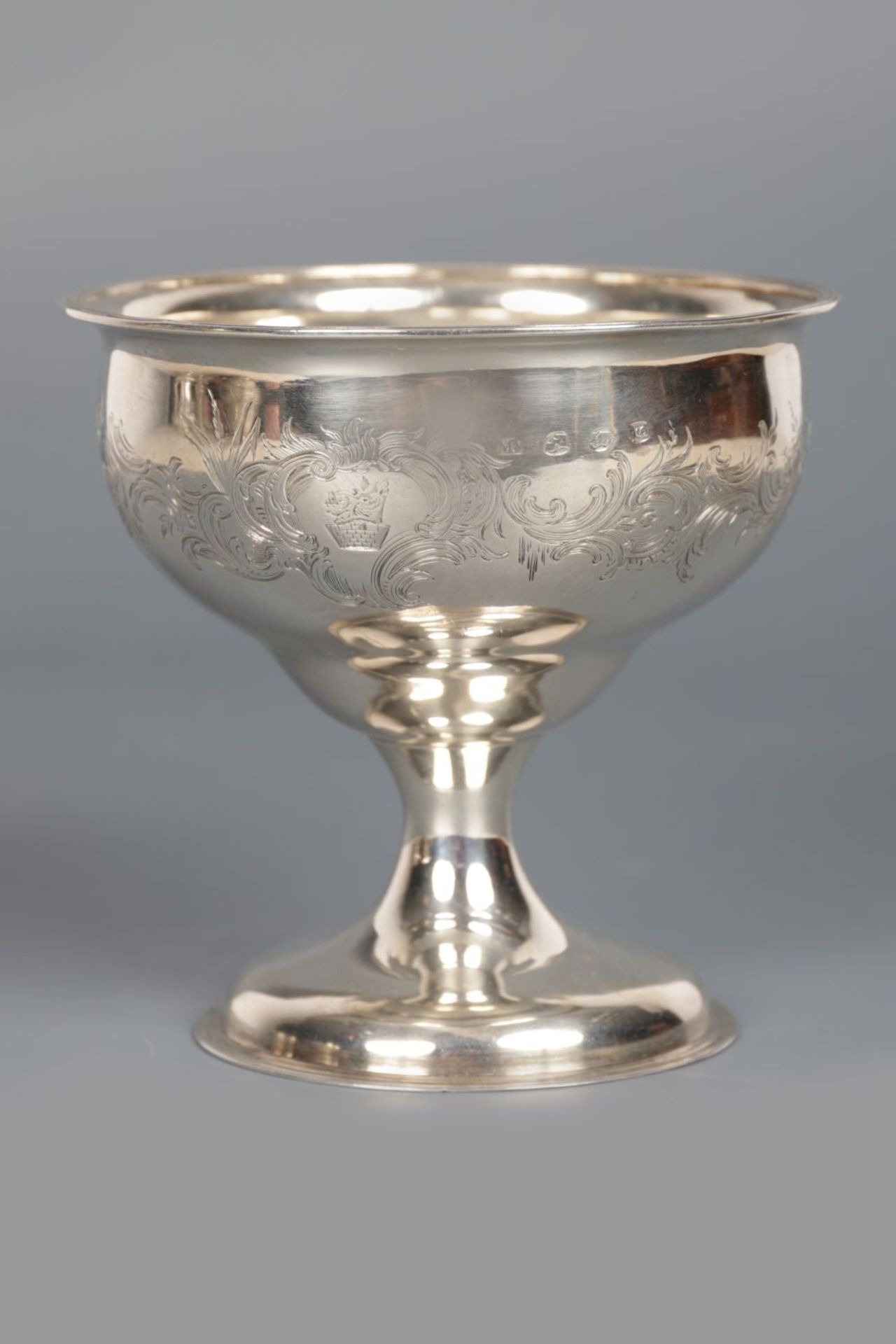 IRISH CRESTED SILVER SWEET MEAT BOWL