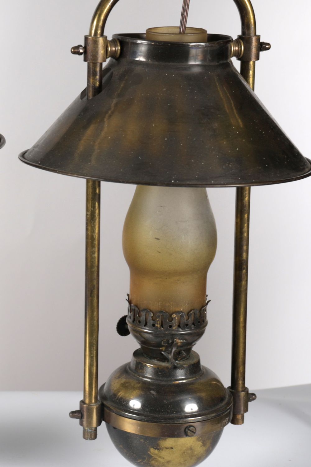 SET OF 3 MODERN BRASS LANTERNS - Image 2 of 3