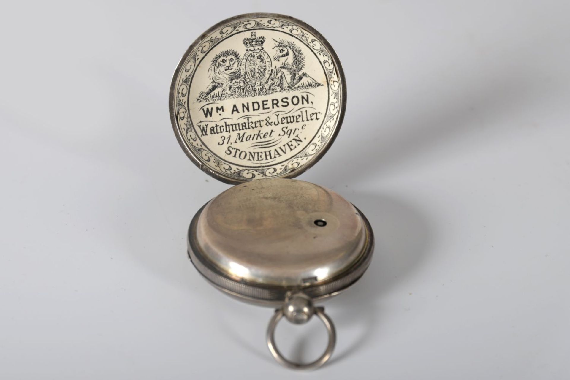 SILVER FUSEE POCKET WATCH - Image 4 of 4