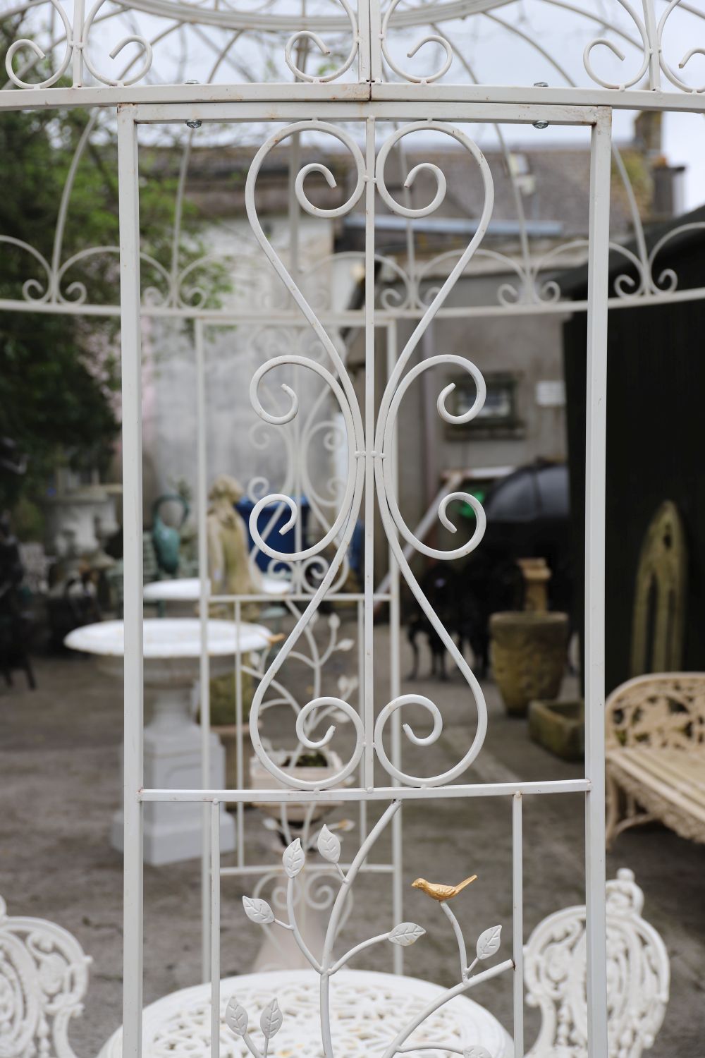 WROUGHT IRON GARDEN GAZEBO - Image 3 of 3