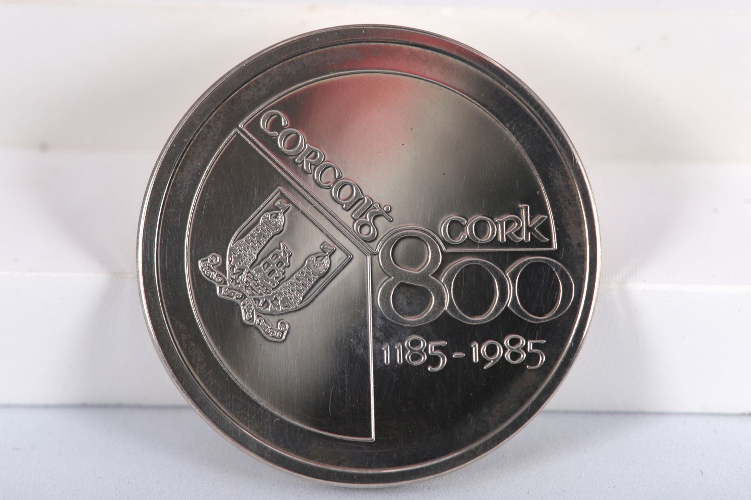 CORK COMMEMORATIVE STERLING SILVER COIN