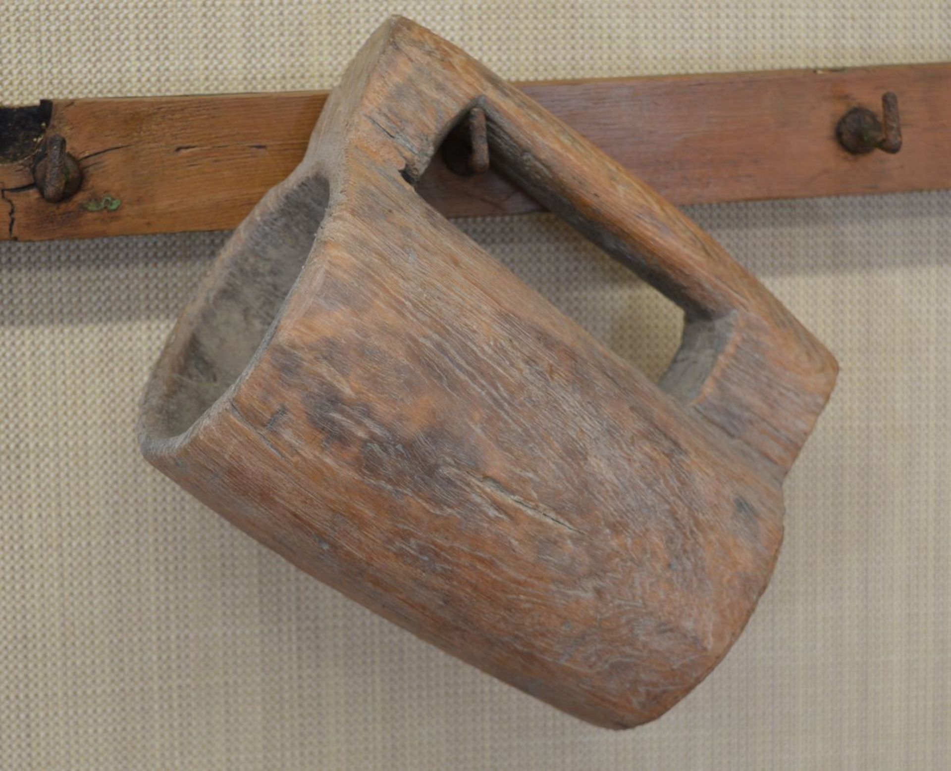 18TH-CENTURY DUGOUT DRINKING VESSEL - Image 2 of 2