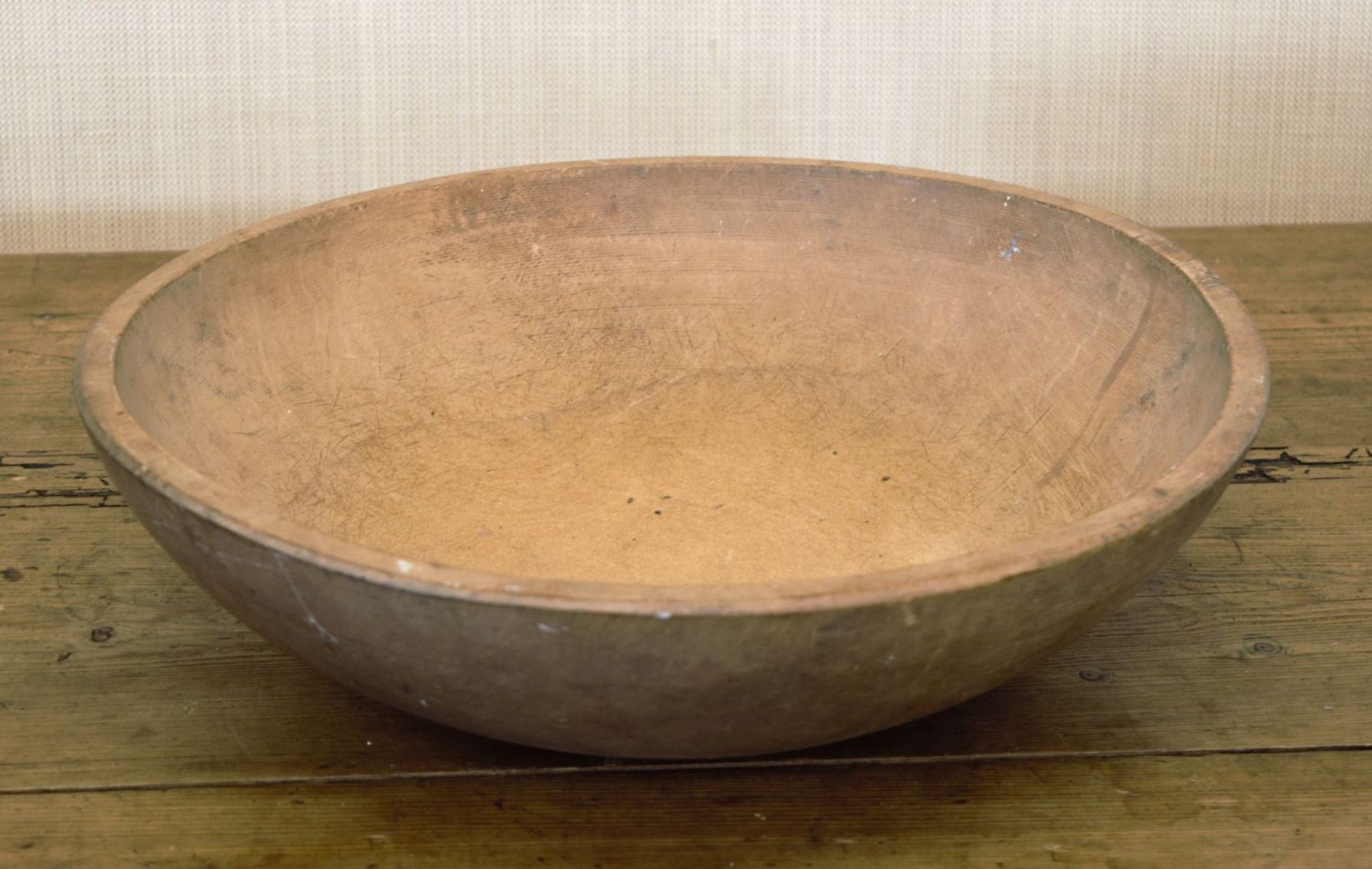 19TH-CENTURY SYCAMORE TREEN BUTTER BOWL - Image 3 of 3