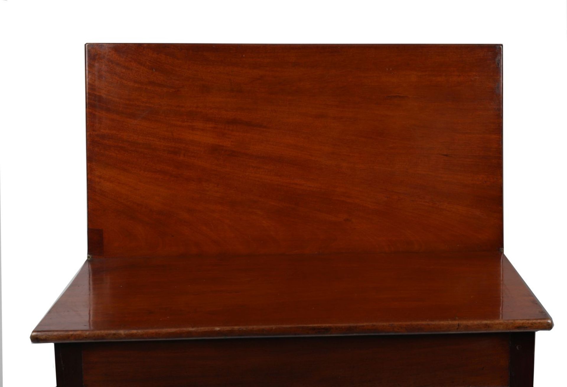 GEORGE III MAHOGANY TEA TABLE - Image 2 of 2