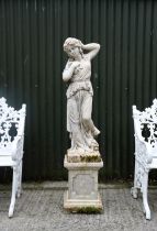 MOULDED STONE GARDEN SCULPTURE