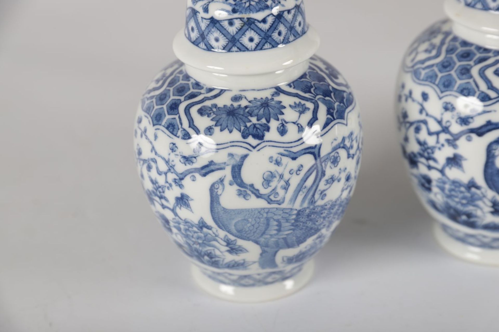 3 CHINESE BLUE & WHITE GINGER JARS - Image 2 of 3