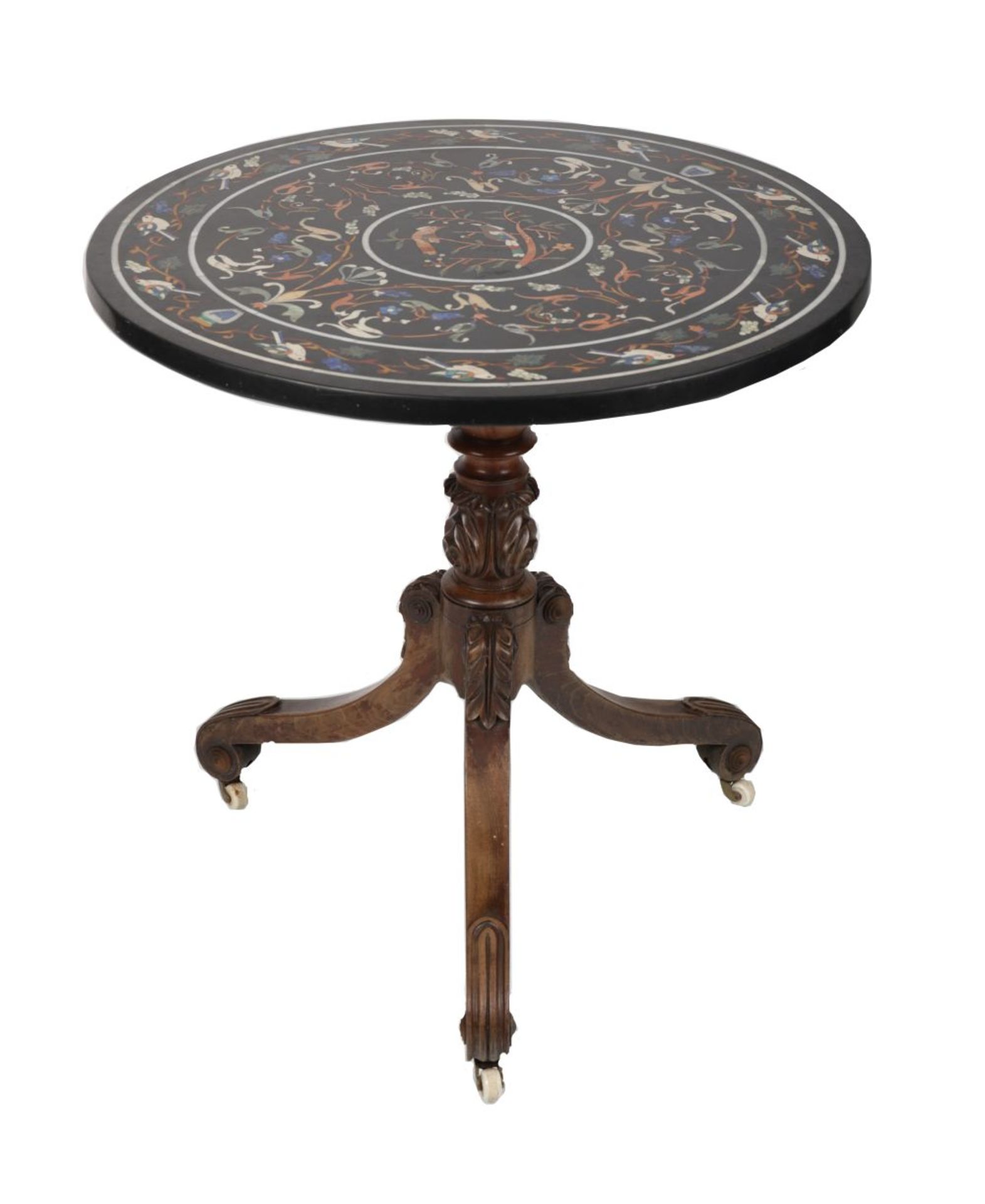 REGENCY GRAND TOUR SPECIMEN MARBLE TABLE