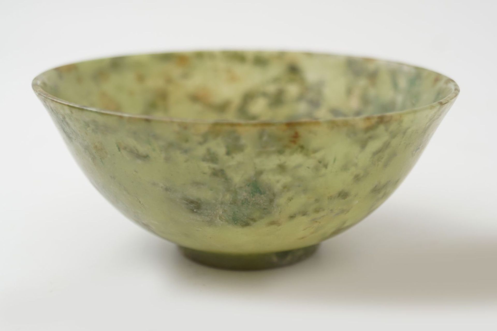 CHINESE QING SPINACH JADE BOWL - Image 8 of 10