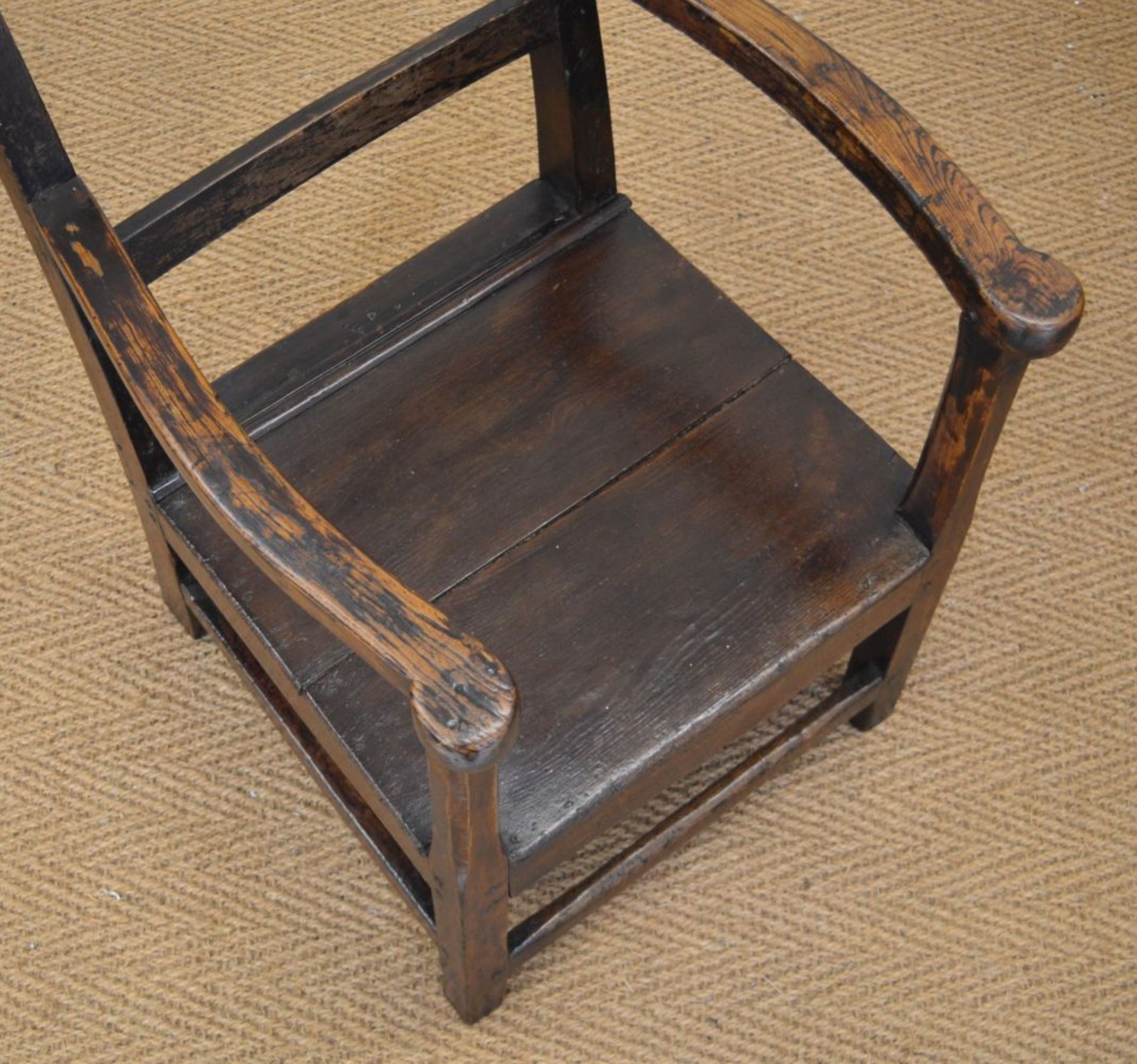 19TH-CENTURY VERNACULAR KITCHEN CHAIR - Bild 3 aus 4