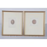 PAIR BARTOLOZZI ENGRAVINGS