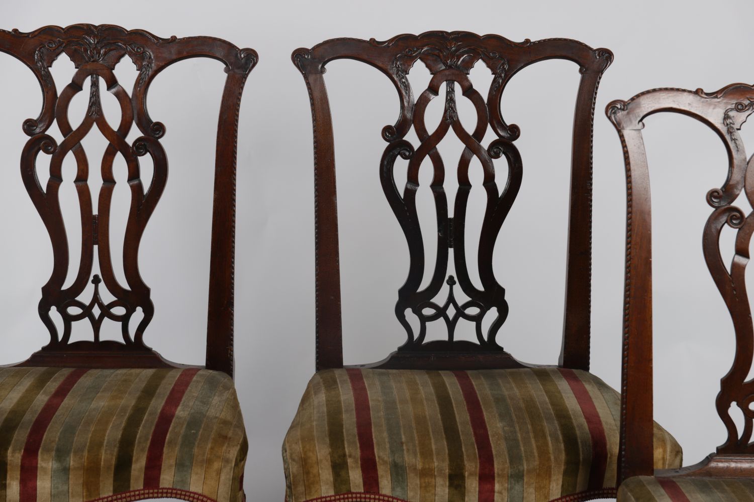 SET 4 18TH-CENTURY CHIPPENDALE CHAIRS - Image 3 of 3