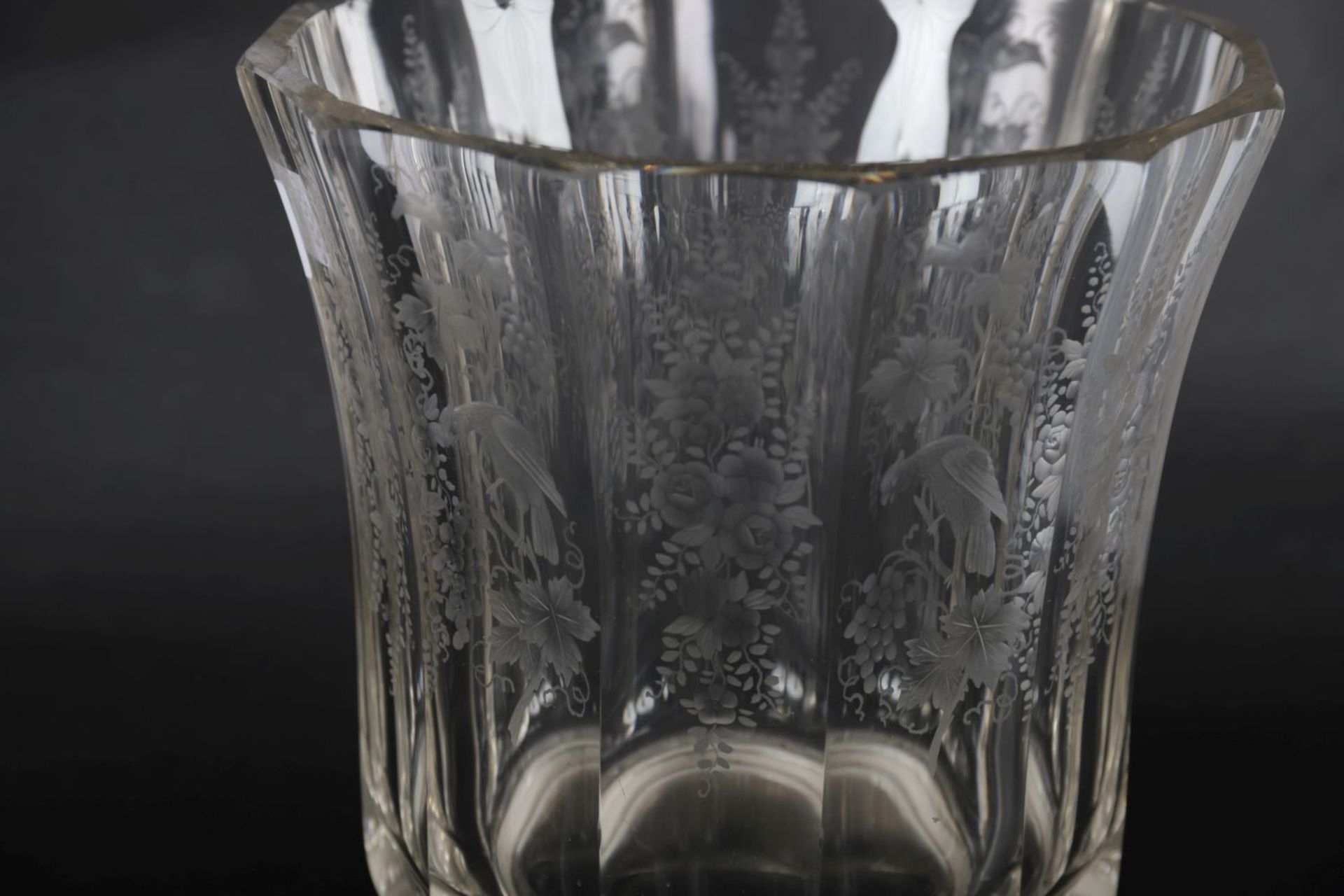 SILVER MOUNTED CRYSTAL CHAMPAGNE BUCKET - Image 2 of 3