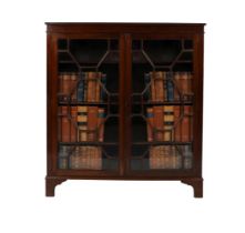 EDWARDIAN MAHOGANY BOOKCASE