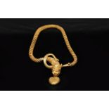 ANTIQUE GEORIGIAN GOLD SNAKE BRACELET