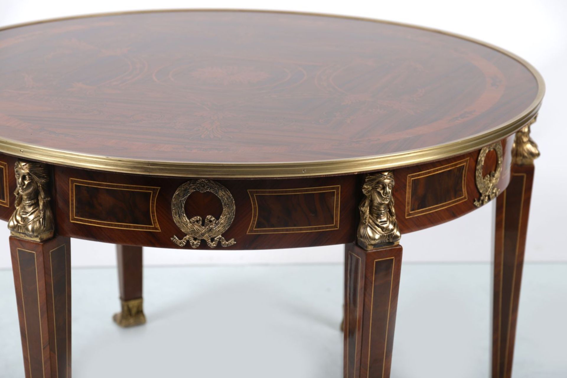 LOUIS XVI STYLE KINGWOOD & ORMOLU COFFEE TABLE - Image 2 of 3