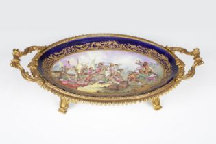 19TH-CENTURY ORMOLU & SEVRES COMPORT