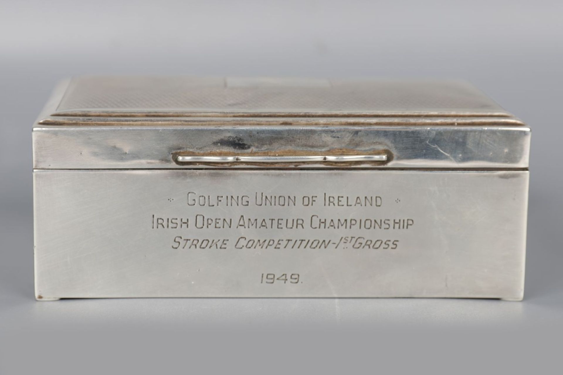 SILVER GOLFING TROPHY - Image 2 of 3