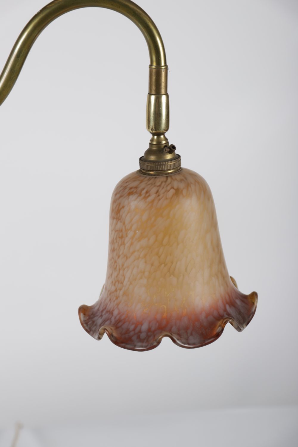 19TH-CENTURY BRASS TABLE LAMP - Image 2 of 3