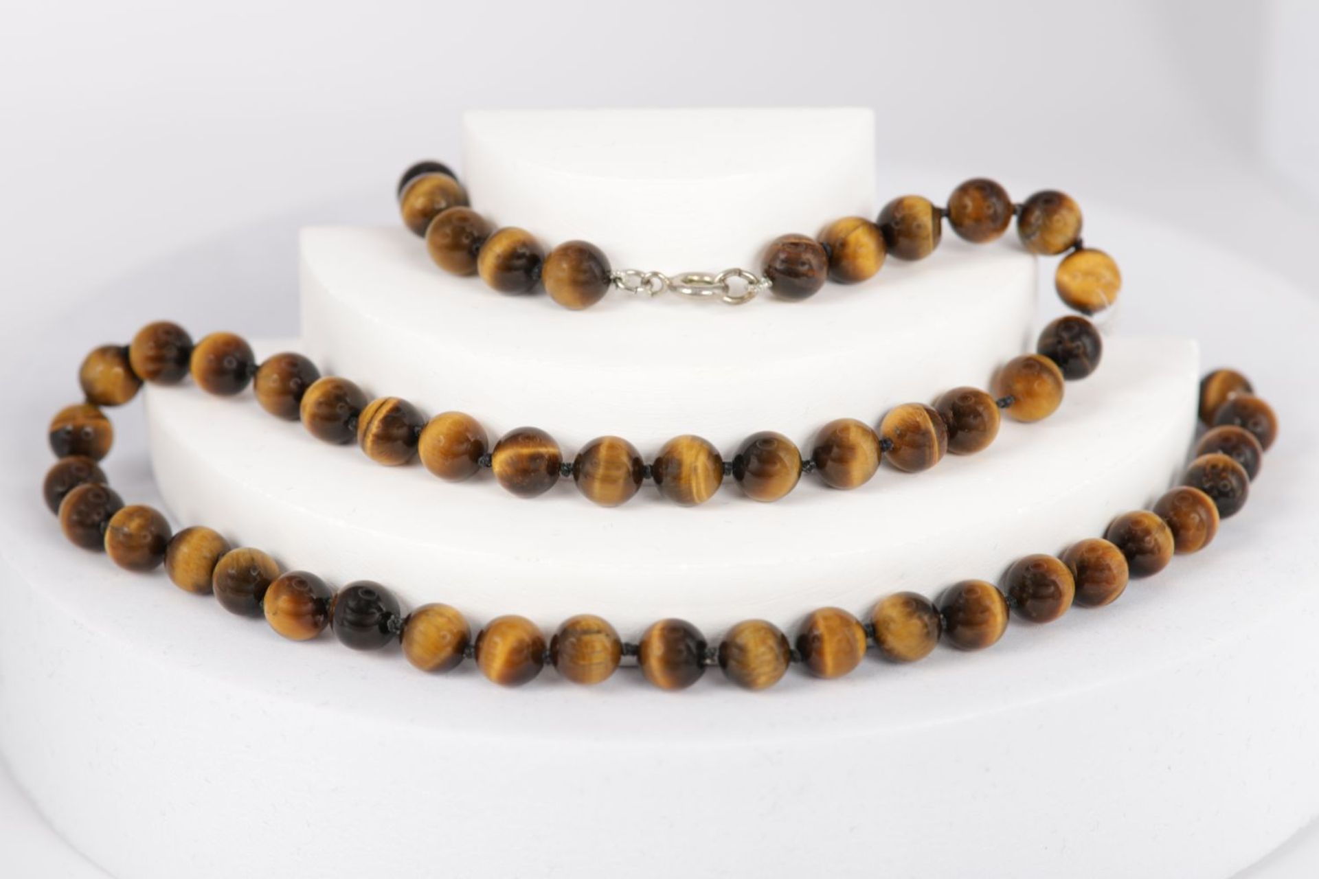 TIGER'S EYE BEAD NECKLACE