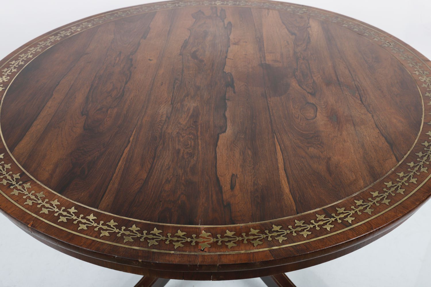 REGENCY ROSEWOOD & INLAID CENTRE TABLE - Image 2 of 3