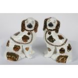 PAIR STAFFORDSHIRE DOGS