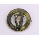 CONNEMARA IRISH HARP BROOCH