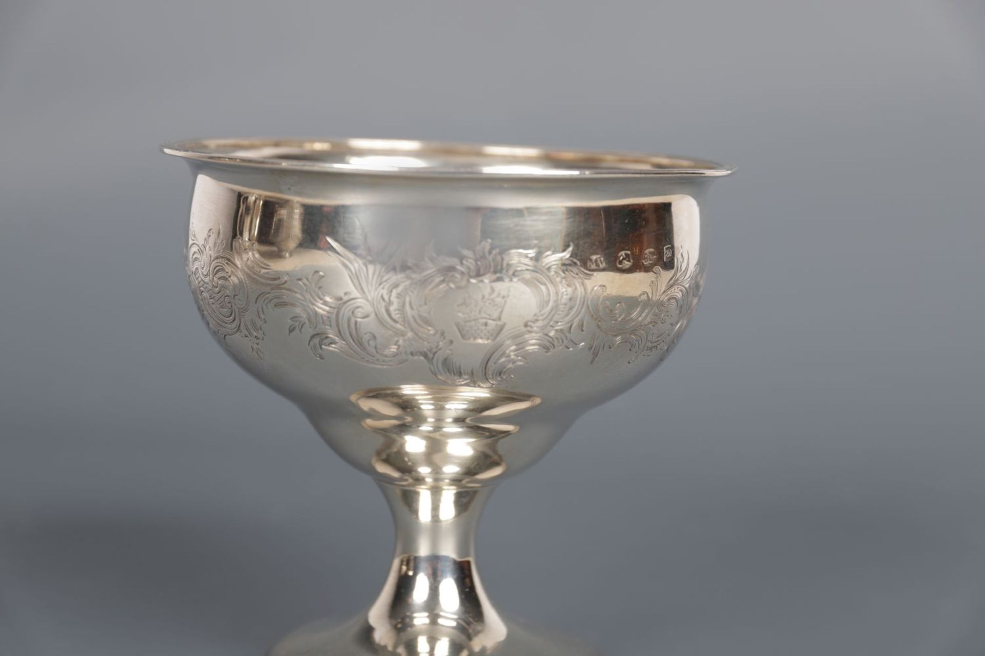 IRISH CRESTED SILVER SWEET MEAT BOWL - Bild 2 aus 2