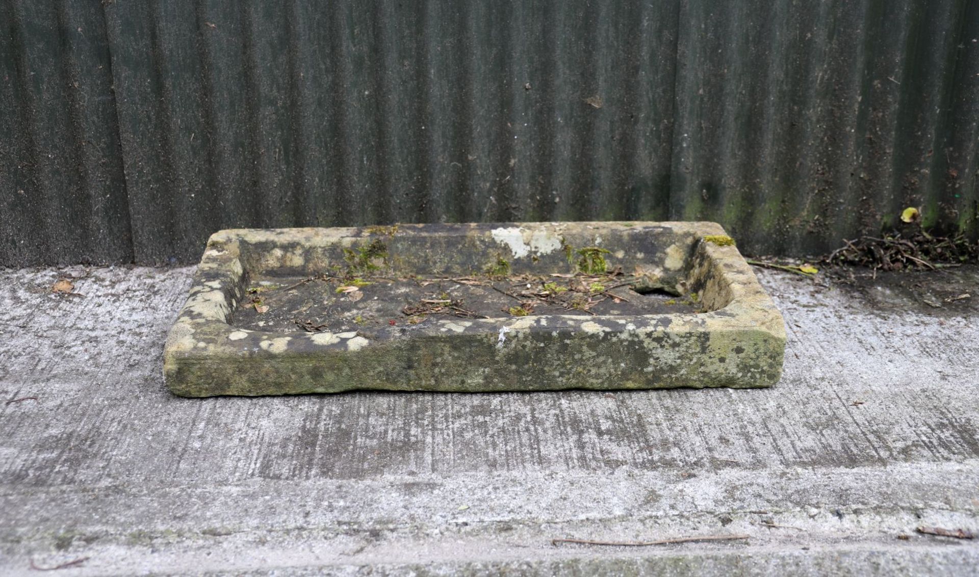 19TH-CENTURY STONE TROUGH