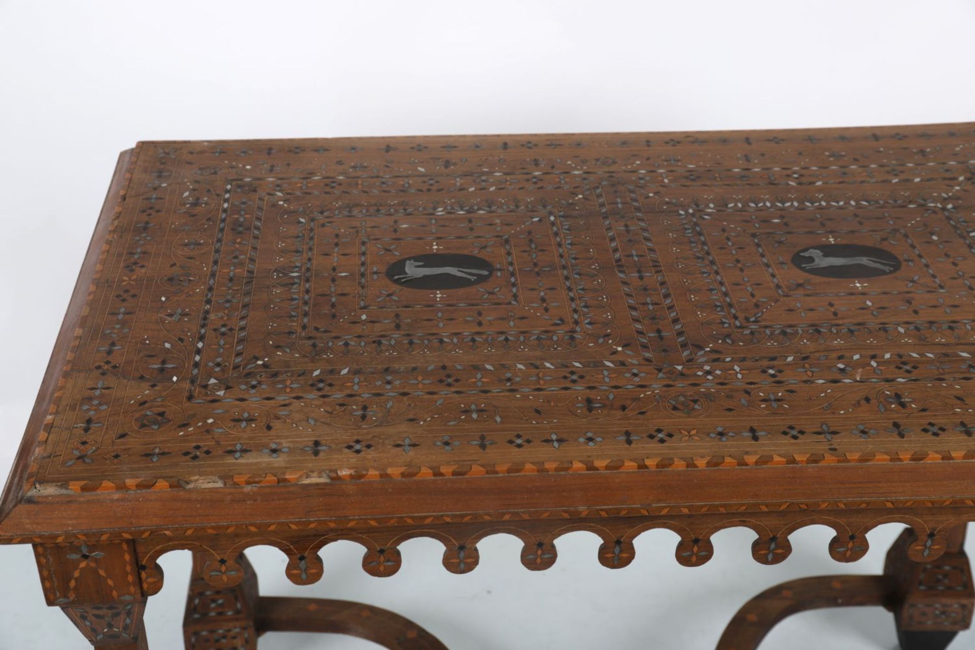 19TH-CENTURY OTTOMAN MARQUETRY CENTRE TABLE - Image 3 of 4