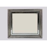 LARGE SILVER GILT FRAMED MIRROR