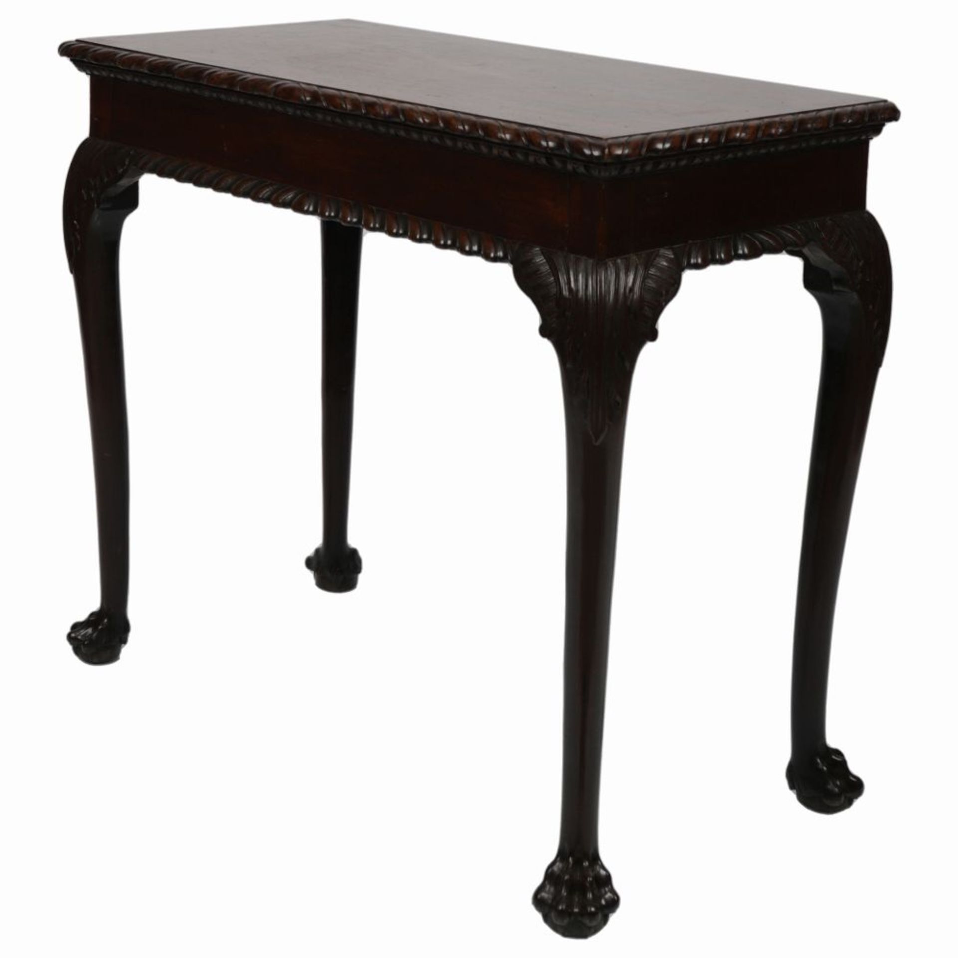 18TH-CENTURY MAHOGANY CONSOLE TABLE