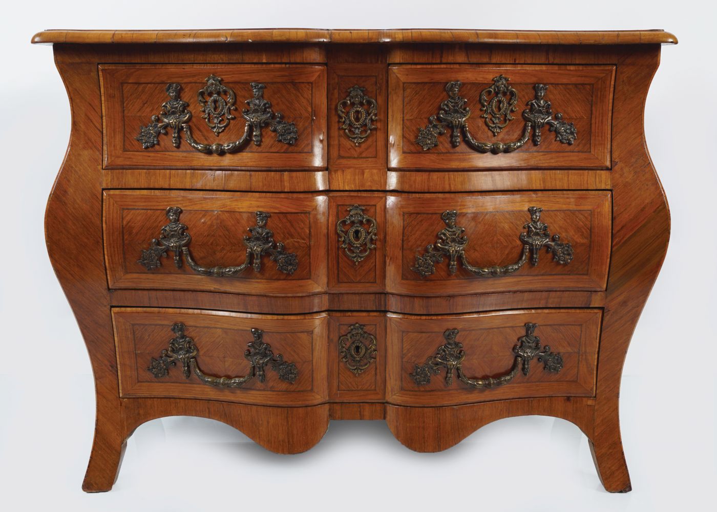 LATE 19TH-CENTURY KINGWOOD BOMBE COMMODE - Bild 2 aus 4