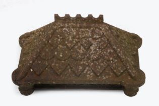 19TH-CENTURY CAST IRON FOOT SCRAPER