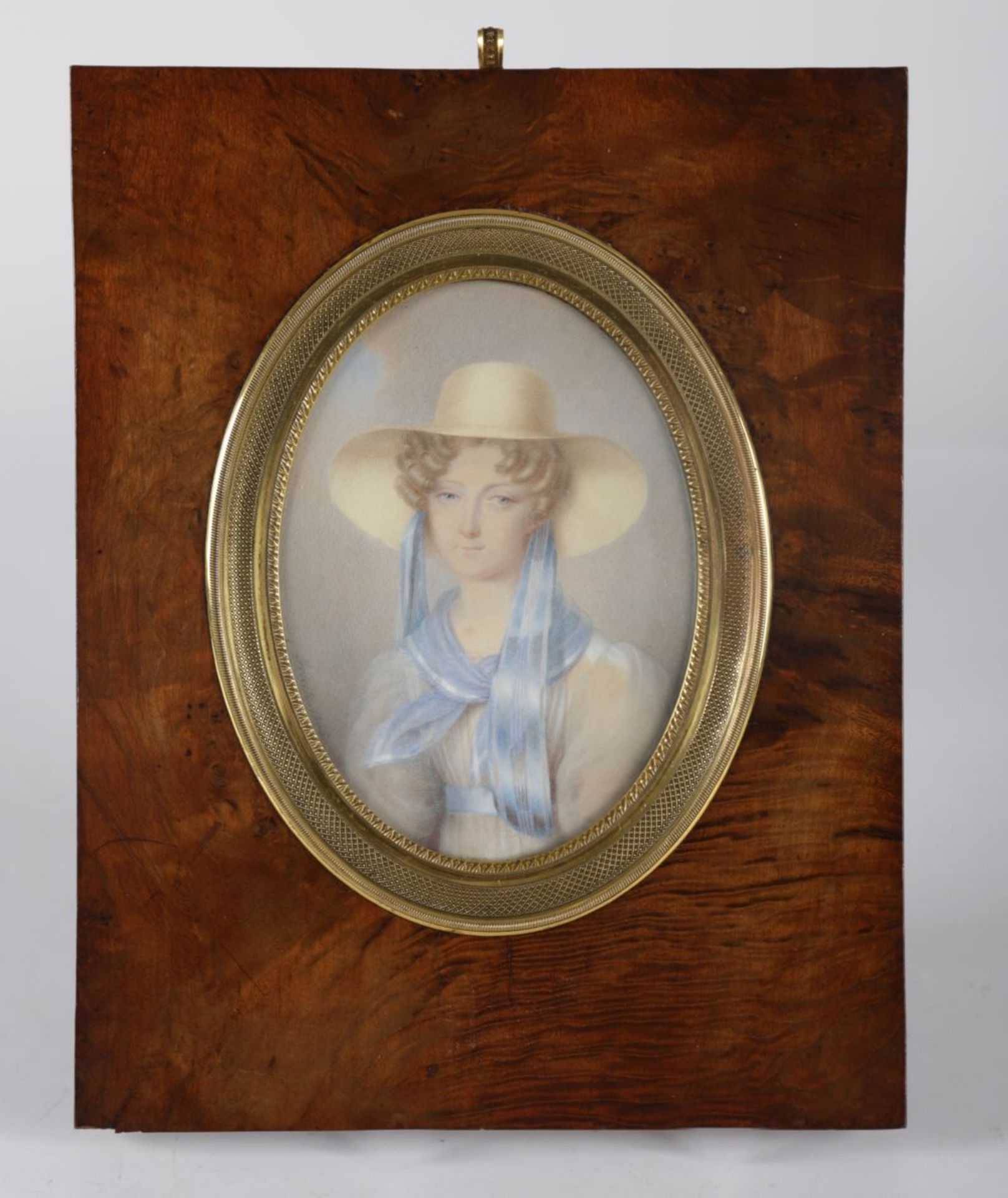 19TH-CENTURY OVAL PORTRAIT MINIATURE