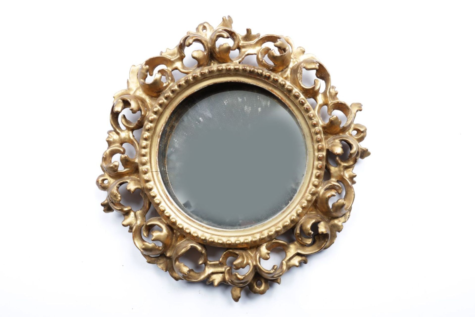 19TH-CENTURY CARVED GILTWOOD FLORENTINE FRAME