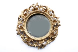 19TH-CENTURY CARVED GILTWOOD FLORENTINE FRAME