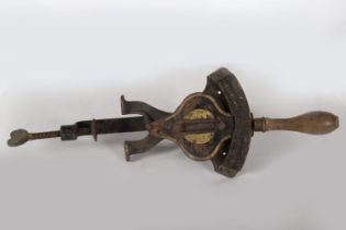 19TH-CENTURY CAST IRON MARMALADE CUTTER