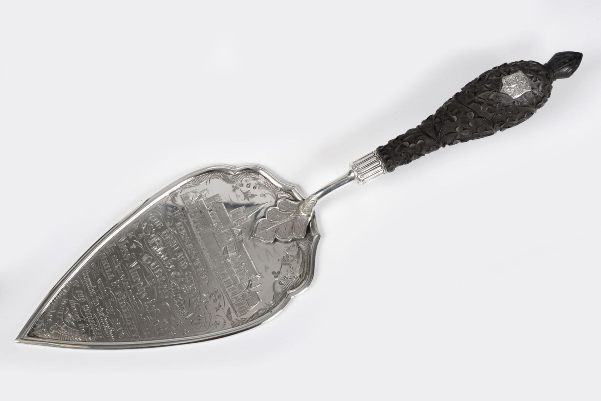 ST. PATRICK'S CATHEDRAL SILVER PRESENTATION TROWEL