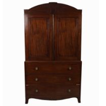 REGENCY MAHOGANY BLANKET CHEST