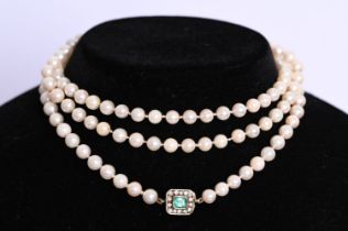 NATURAL PEARL 40 INCH NECK PIECE