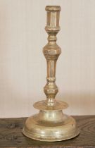 18TH-CENTURY BRASS CANDLESTICK