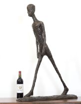 AFTER ALBERTO GIACOMETTI BRONZE SCULPTURE