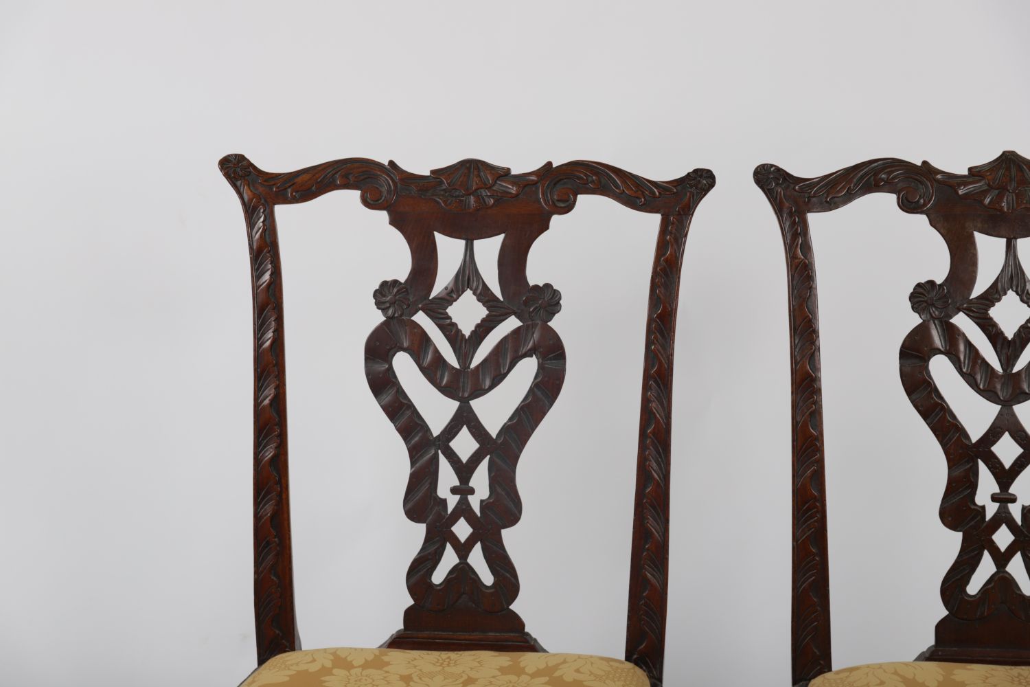 PAIR 18TH-CENTURY CHIPPENDALE CHAIRS - Image 3 of 3