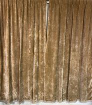 PAIR VELVET CURTAINS