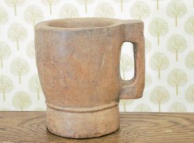 LARGE DUG-OUT DRINKING VESSEL