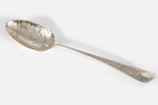 HESTER BATEMAN SILVER SERVING SPOON