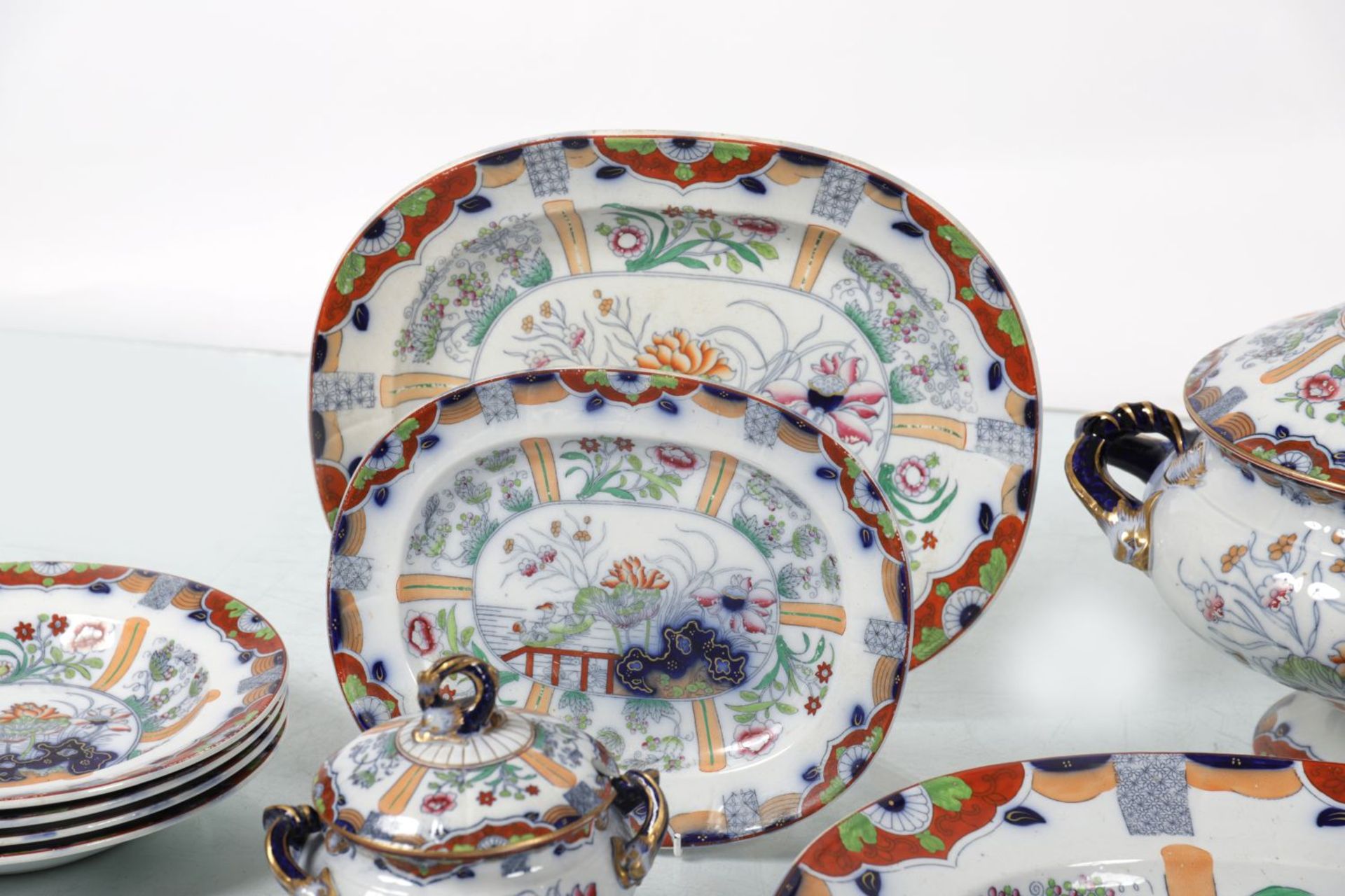 28 PIECE MORLEY & CO. IRONSTONE SERVICE - Image 3 of 4