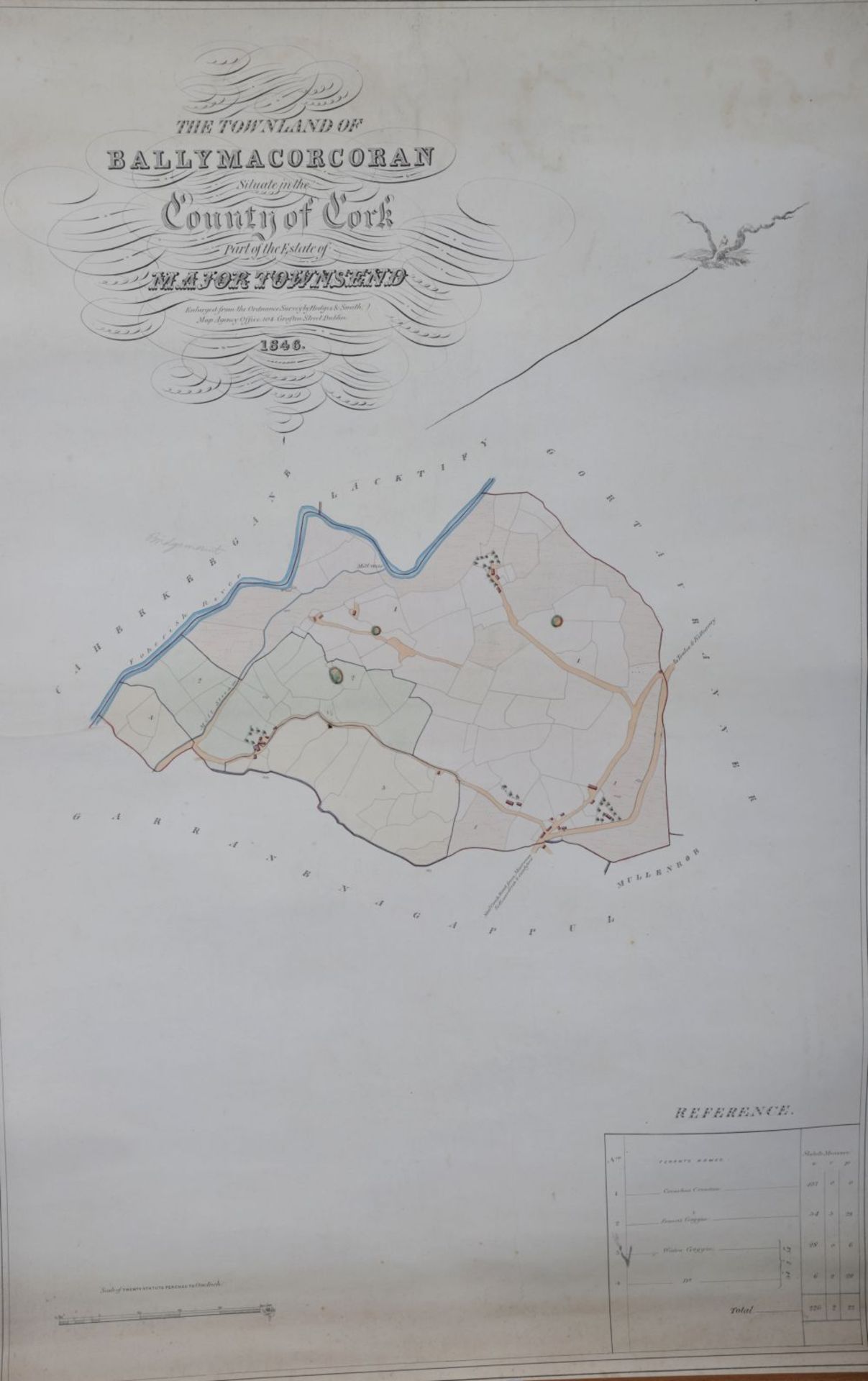 19TH-CENTURY ESTATE MAP
