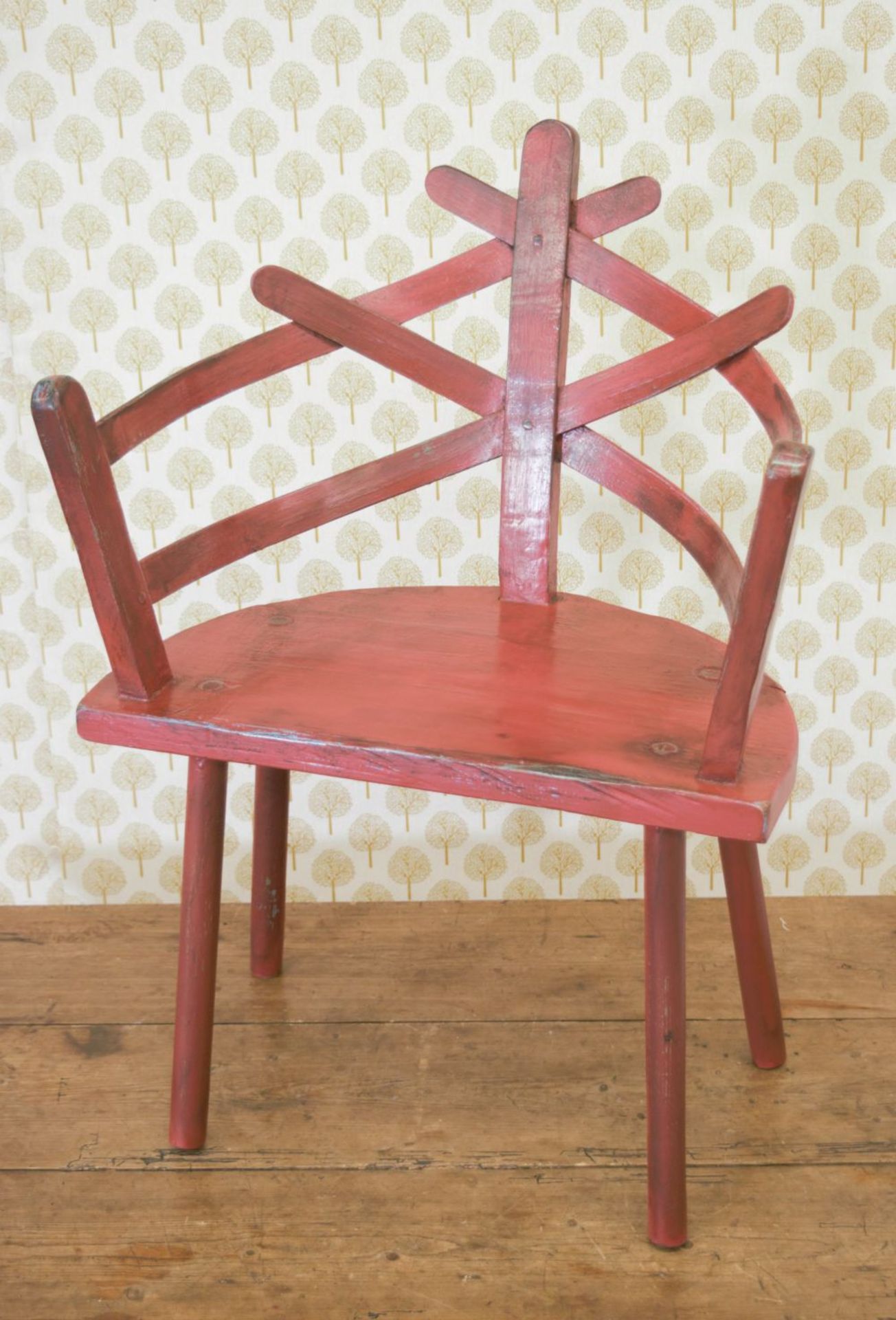 19TH-CENTURY ASH & ELM BOAT BUILDER'S CHAIR - Image 2 of 4